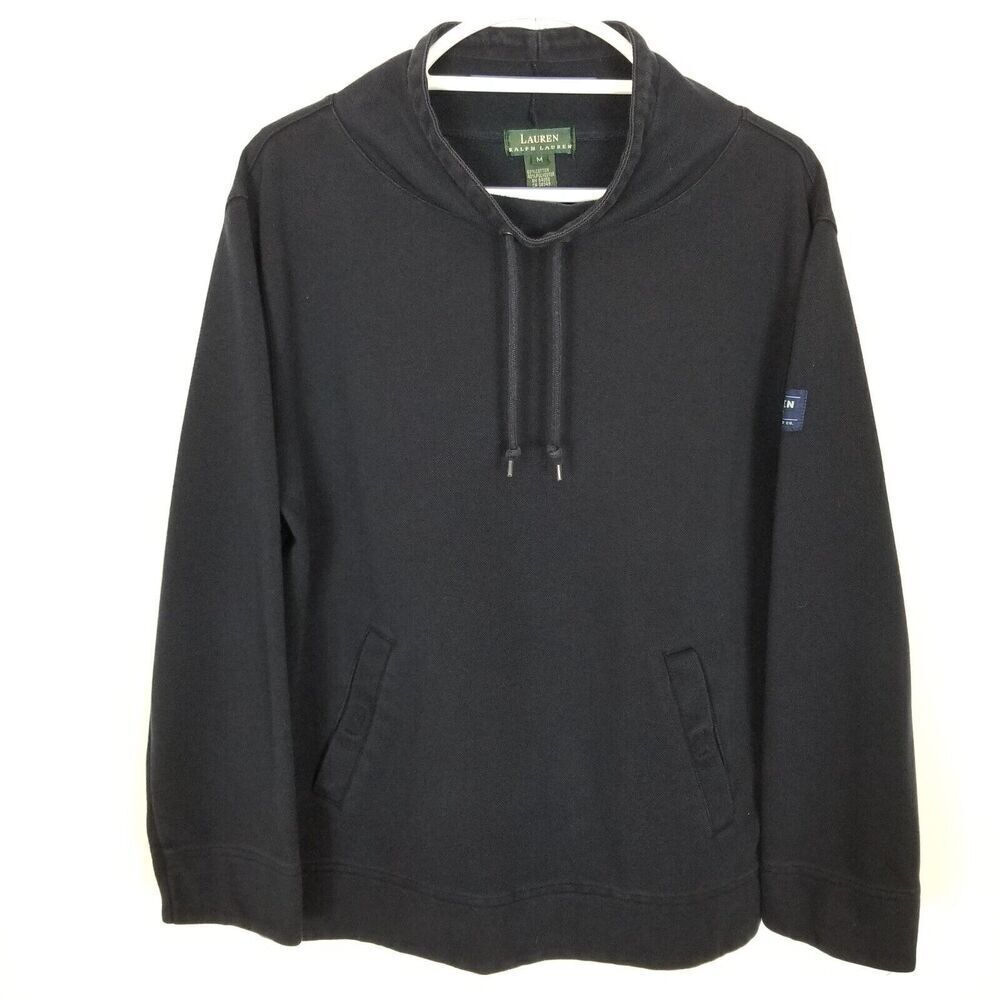 Lauren Ralph Lauren Women Marine Supply Co. Sweatshirt‎ Pullover Size M Navy
